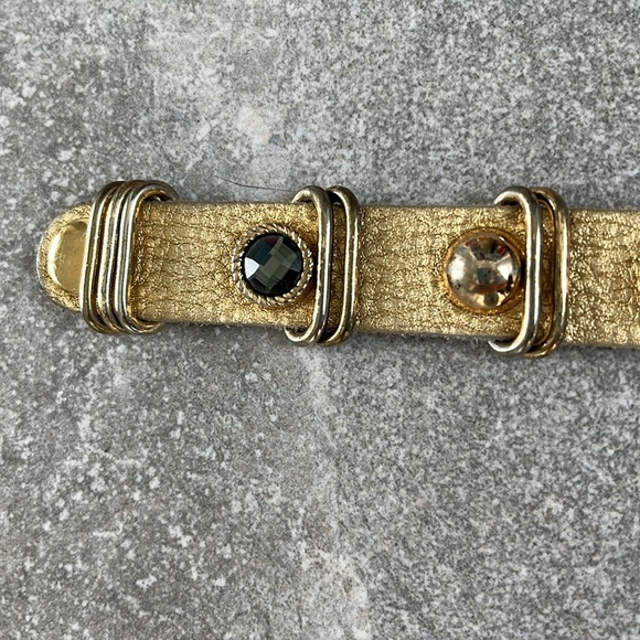 Cuff Faux Leather Adjustable Strap Bracelet - Picture 5 of 7